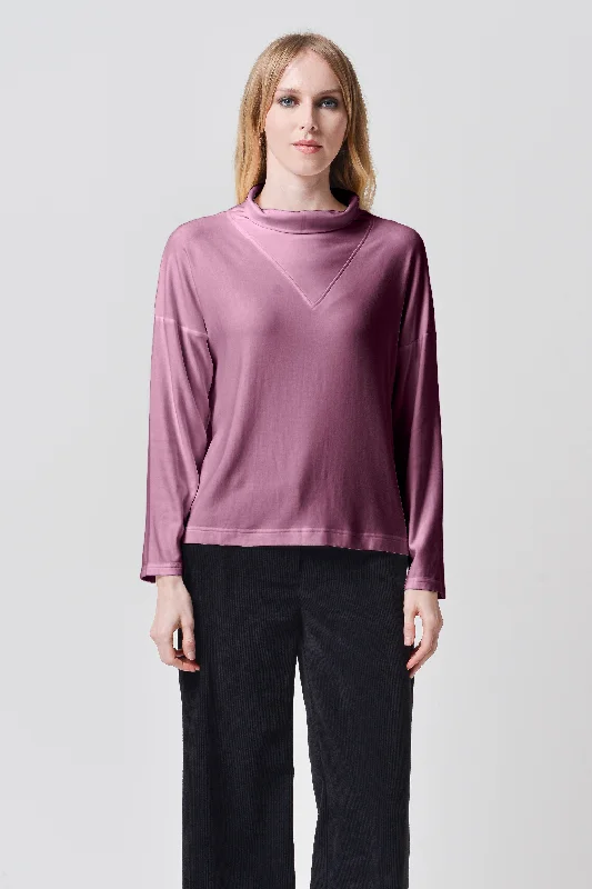 Paris Sweater - Vino Spandex Blend Rayon Blend Denim Blend